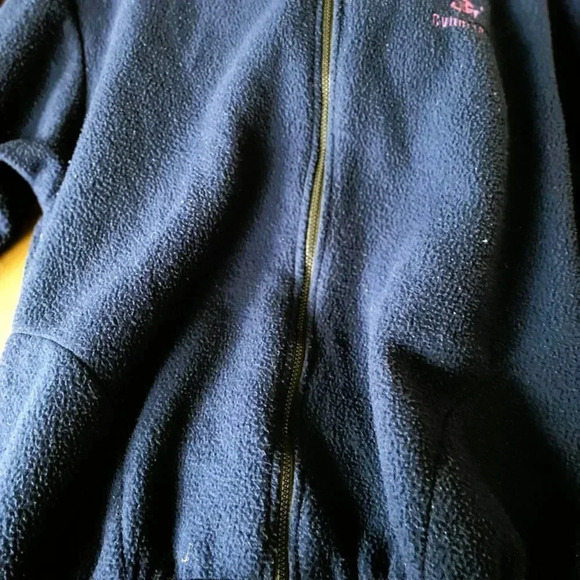 Dark/Navy Blue Auburn Sportswear Turtleneck Men’s Sweater Jacket Size Large - Picture 5 of 7